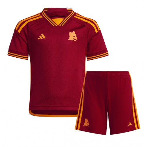 Maillot de foot AS Roma Andrea Belotti #11 Domicile enfant 2023-24 Manches Courte (+ pantalon court)